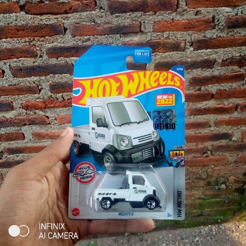 hot wheels mighty k Putih dan pink