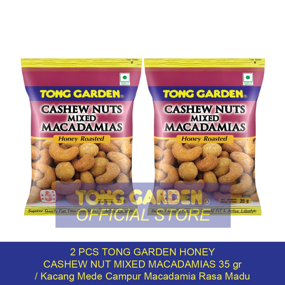 

Tong Garden Kacang Mede Campur Macadamia Manis 35 gr Spesial Promo Bundle 2