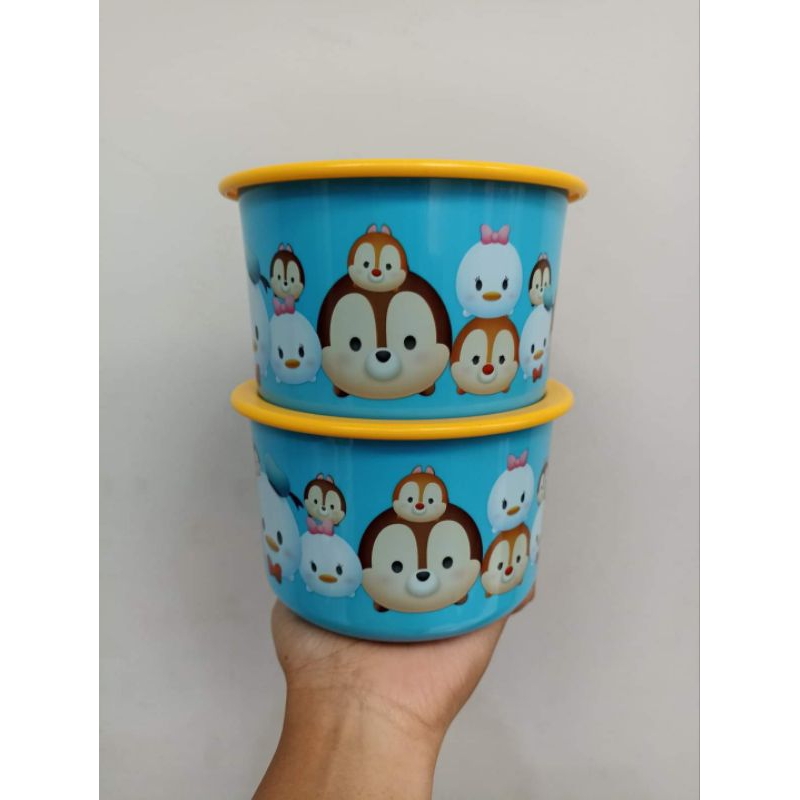 Disney canister 2PCS tupperware/ toples karakter
