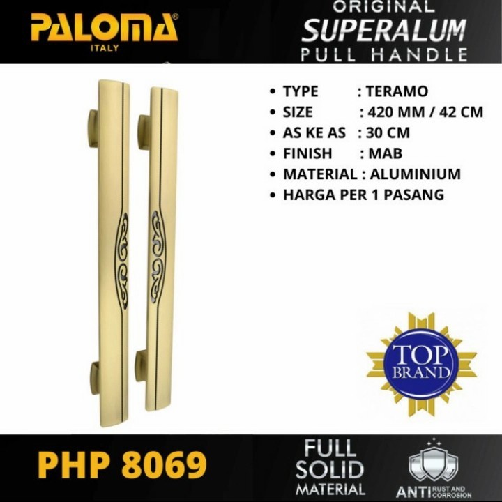 GAGANG TARIKAN PINTU PALOMA PHP 8069 TERAMO 420MM PULL HANDLE ANTIQ