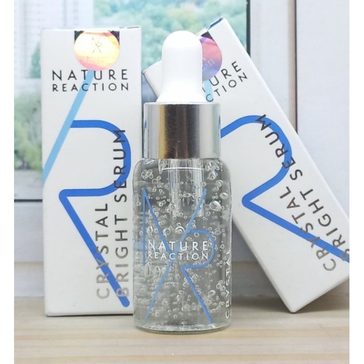 NR Serum Wajah Glowing Nature Reaction Crystal Bright HALAL MUI & BPOM 100% DIJAMIN ORIGINAL