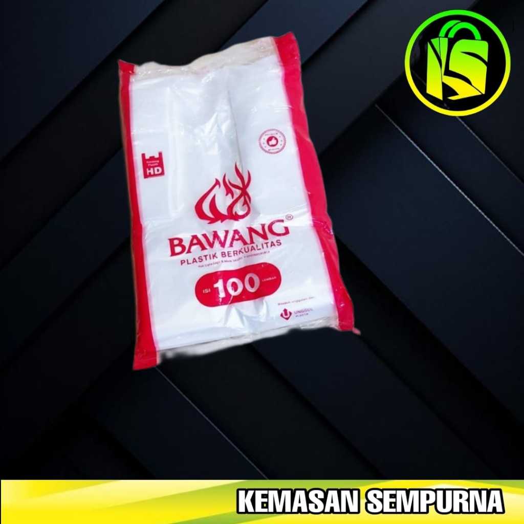 Kantong Plastik kresek take away single1 cup merk bawang
