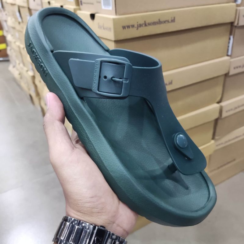 JACKSON ORIGINAL❗Sandal Phylon Jepit Green Pria/Wanita (UNISEX)