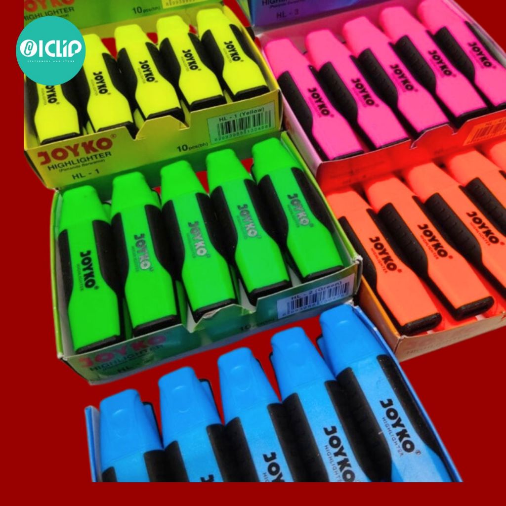 

HIGHLIGHTER JOYKO STABILO JOYKO PENANDA WARNA.ICLIPSTATIONERY.