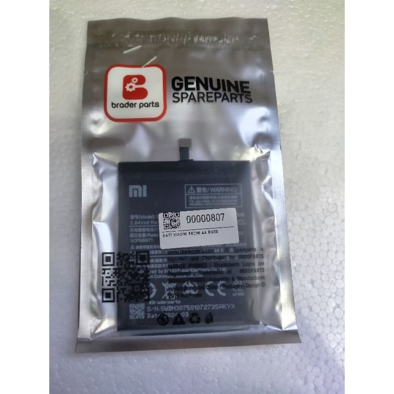 Battery Xiaomi Redmi 4A BN30