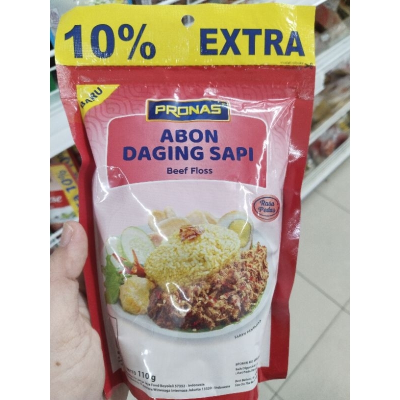 

100gr PRONAS Abon Daging Sapi Beef Floss Original Pedas bwg goreng