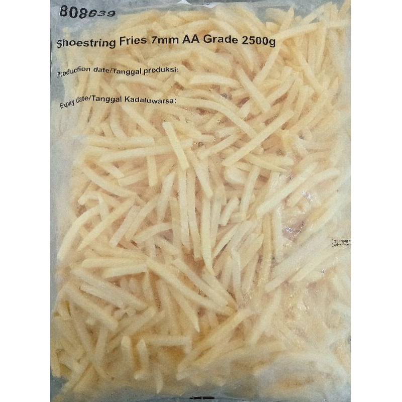 

French Fries - Kentang Goreng Berat 2,5 Kg
