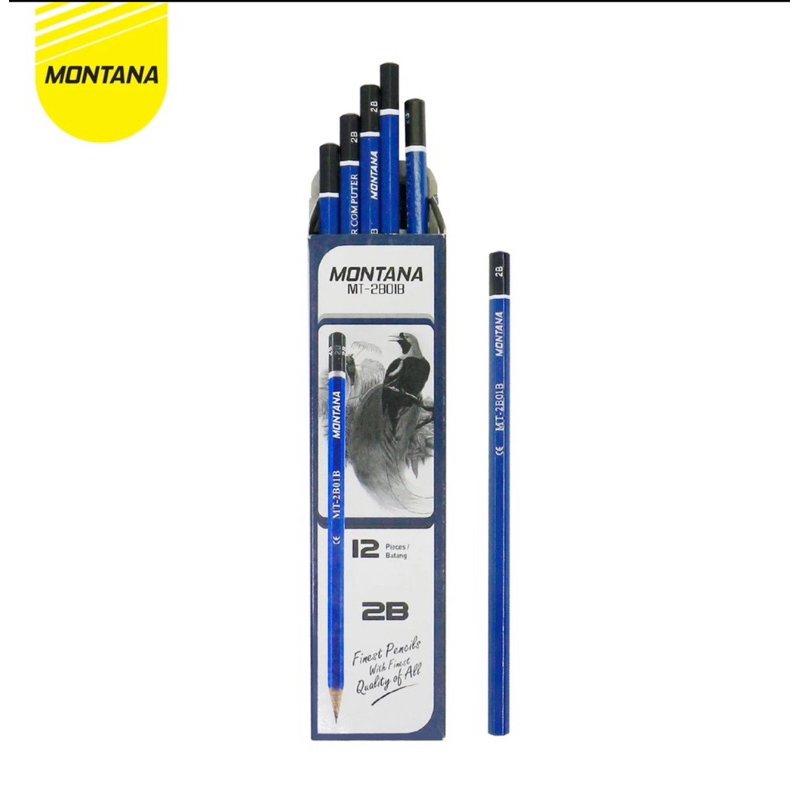 

PENSIL MONTANA MT2B01-B / 2B ISI 12 PCS / PACK