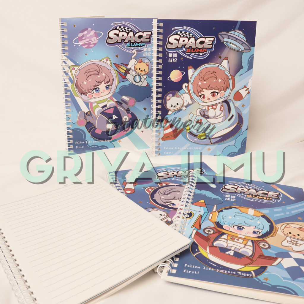 

Notebook Spiral A5 Astronaut Themes /Jurnal Book/Cute Cool Notebook/ Aesthetics Notebook/ Buku Catatan Lucu (010068)