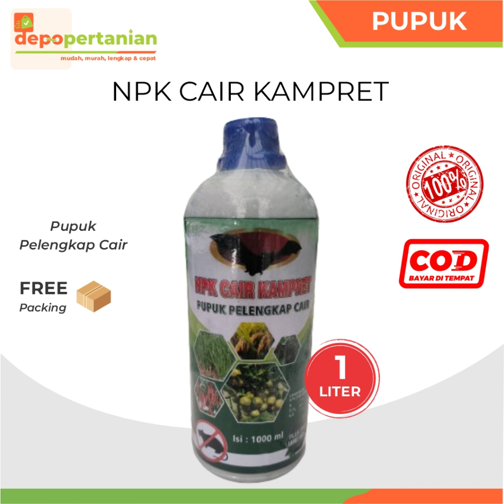 Depo Pertanian - Pupuk Pelengkap Cair NPK Kampret 1 Liter