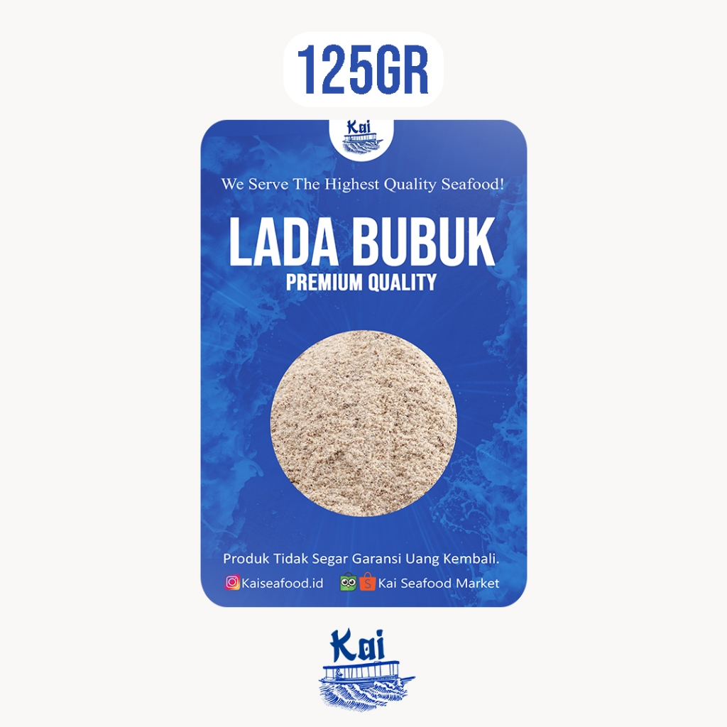 

Kai Seafood - Lada Bubuk Pontianak 125gr