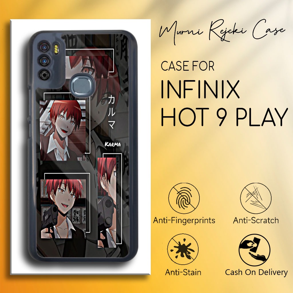 Case Infinix Hot 9 Play Terbaru - Casing Infinix Hot 9 Play - Motif Anime cowok - Hardcase Premium G