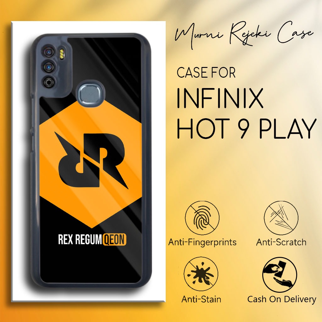 Case Infinix Hot 9 Play Terbaru - Casing Infinix Hot 9 Play - Motif Rrq - Hardcase Premium Glossy - 