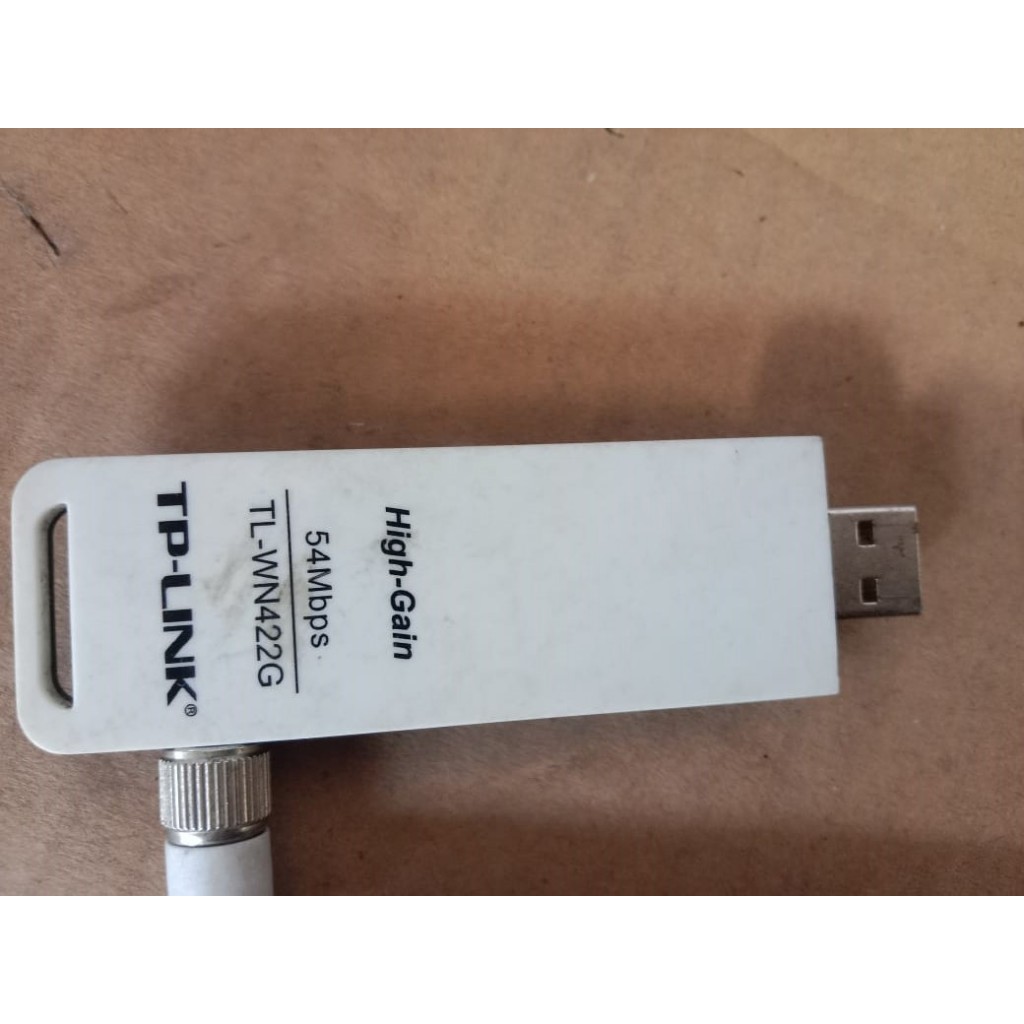 Usb Wifi TP-Link TL-WN422G 54Mbps High Gain Wireless USB Adapter Receiver Internet Penerima Signal W