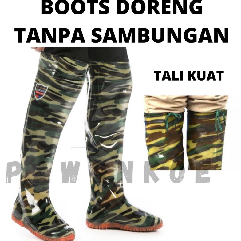 KODE L3F BERGARANSI SEPATU BOOT PETANI DORENG TINGGI 55cm SEPATU SAWAH BOT SAWAH MANCING SAFETY ANTI