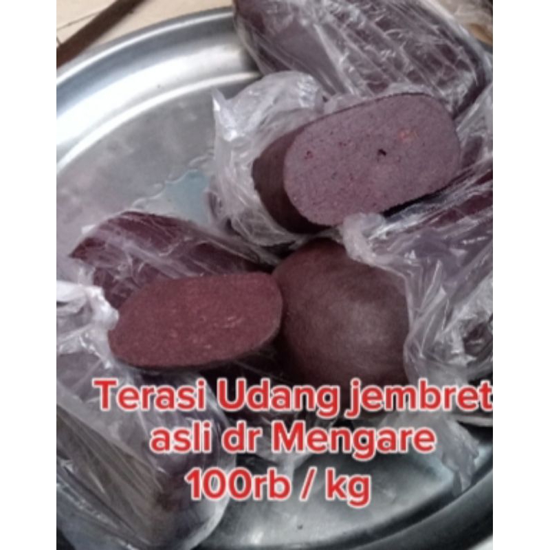 

Terasi Udang tambak ( jembret ) asli dr Mengare