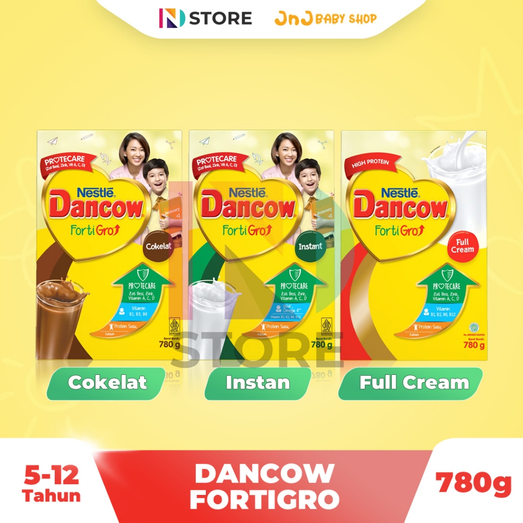 

Dancow Fortigro Instant/Cokelat/Full Cream 780Gr