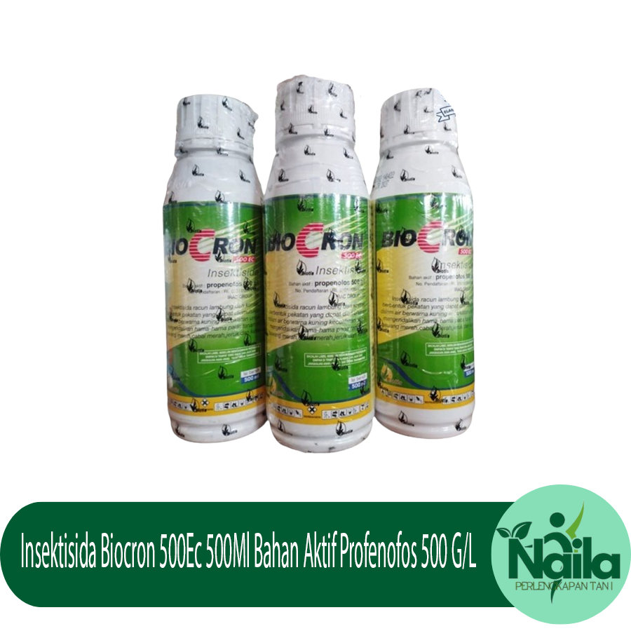 Insektisida Biocron 500Ec 500Ml Bahan Aktif Profenofos 500 G/L