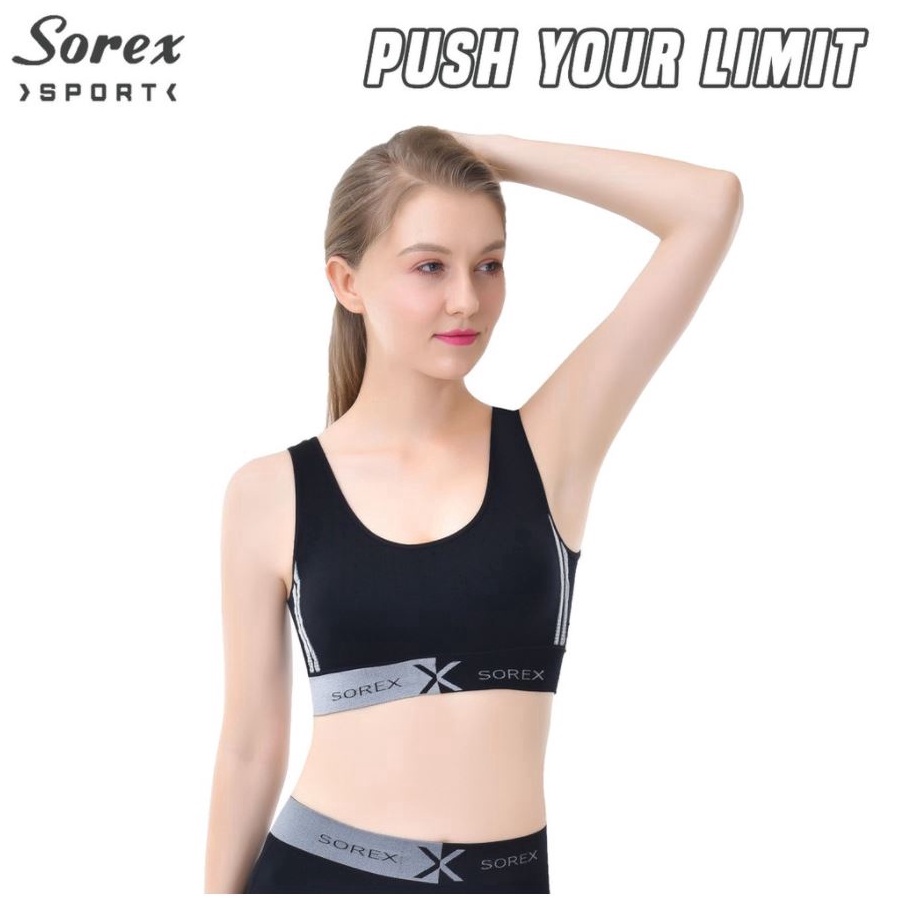 KODE Q43E BH Sport Bra Busa Tanpa Kawat Freesize Push Your Limit  Sorex BH SP 23