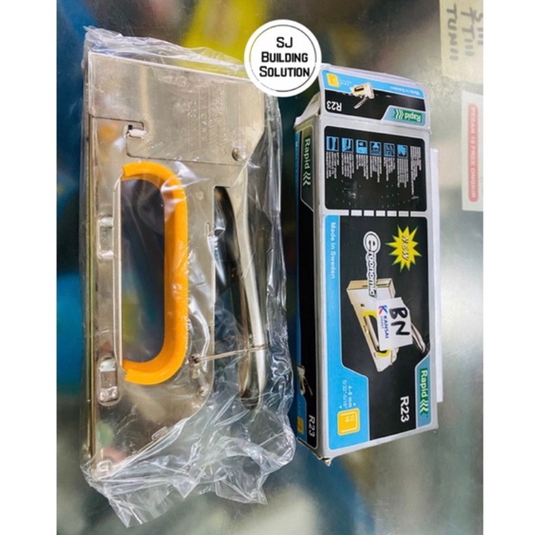 

KODE K74Q Gun Hekter Tembak Staples Rapid R23 R 23 48mm Bagus Original Alat Tembak Jok Dan Lain Lain