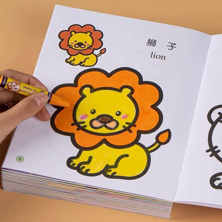 

KODE K89S Coloring Book Set 8 Buku Free Crayon