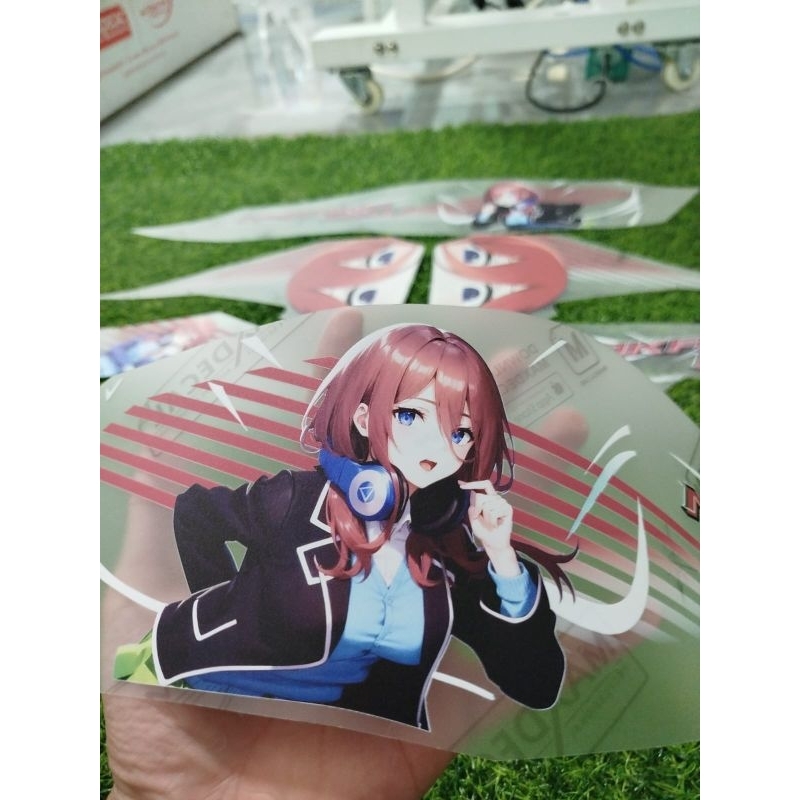 Striping Sticker Transparan Honda Vario 125 Gen 2 2023 Costum Anime NAKANO MIKU