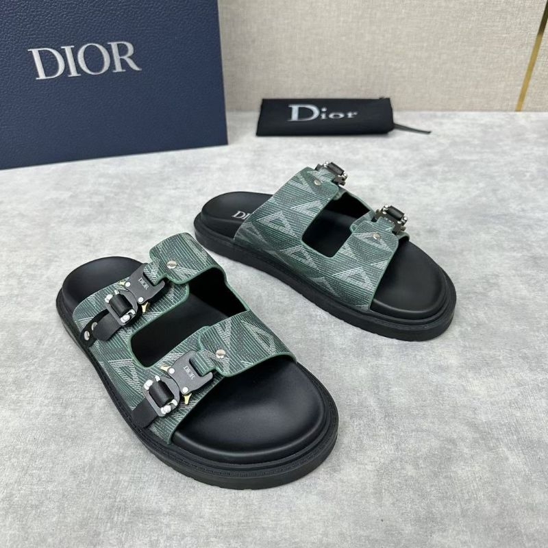 Sandal Kulit Branded Pria Dior Slipper