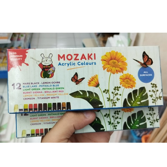 

ACRYLIC COLOUR 12 WARNA MOZAKI