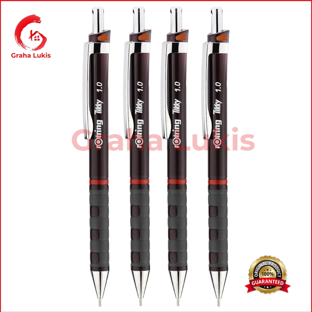 

KODE B68Y Rotring Tikky Mechanical Pencil 1 mm Burgundy