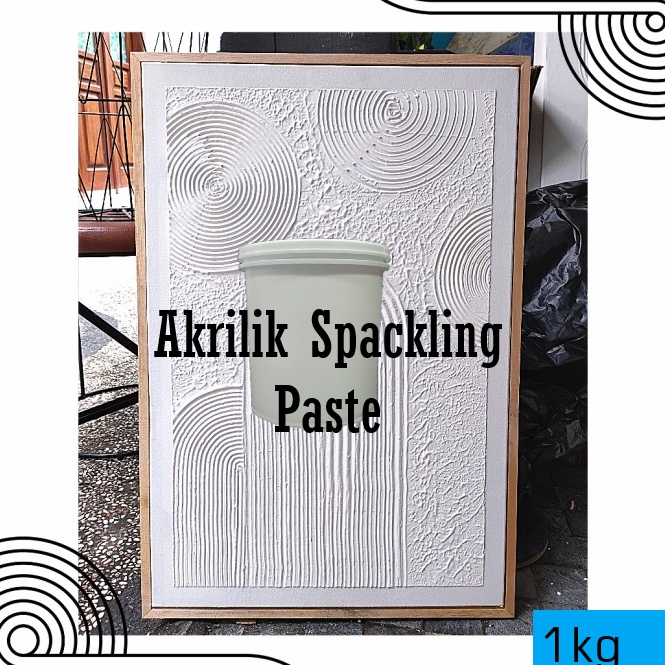 

KODE L94K akrilik Spackling Paste 1kg for adding Texture Impasto Modellng Paste