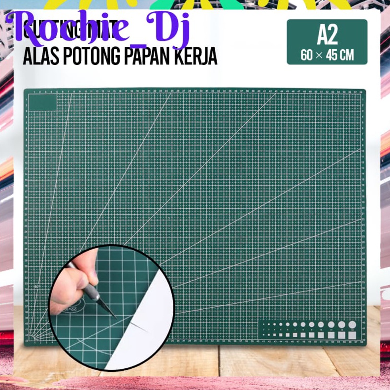 

KODE U78S QJH WORKING PAD CUTTING MAT ALAS POTONG PAPAN KERJA A2 6 X 45 CM QJ3
