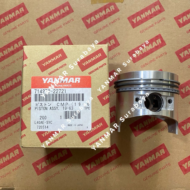 Piston with ring Yanmar L40 714270-22721 / 714250-22724 Original