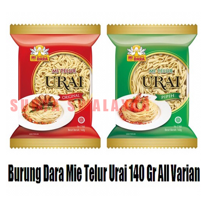 

Burung Dara Mie Telur Urai 140 Gr All Varian