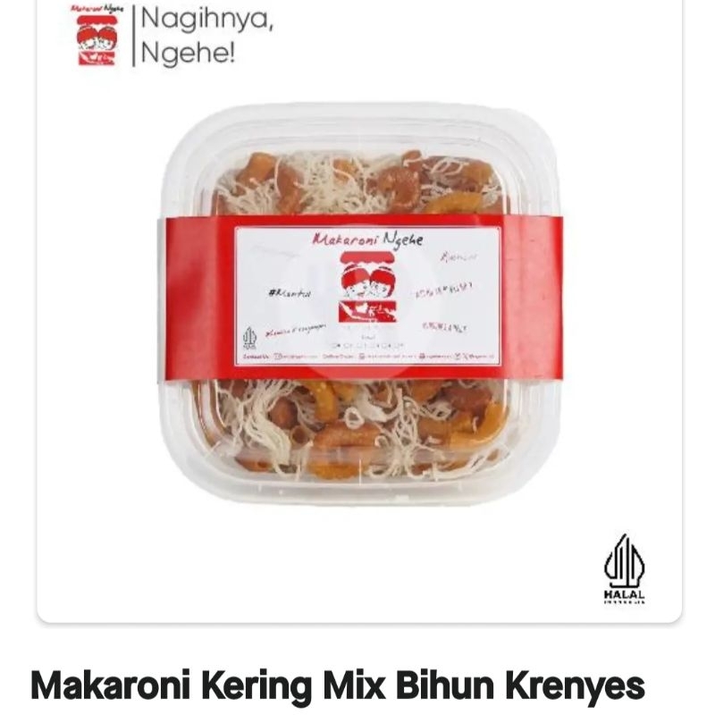 

Makroni NGEHE mix Bihun krenyes BOX SMALL