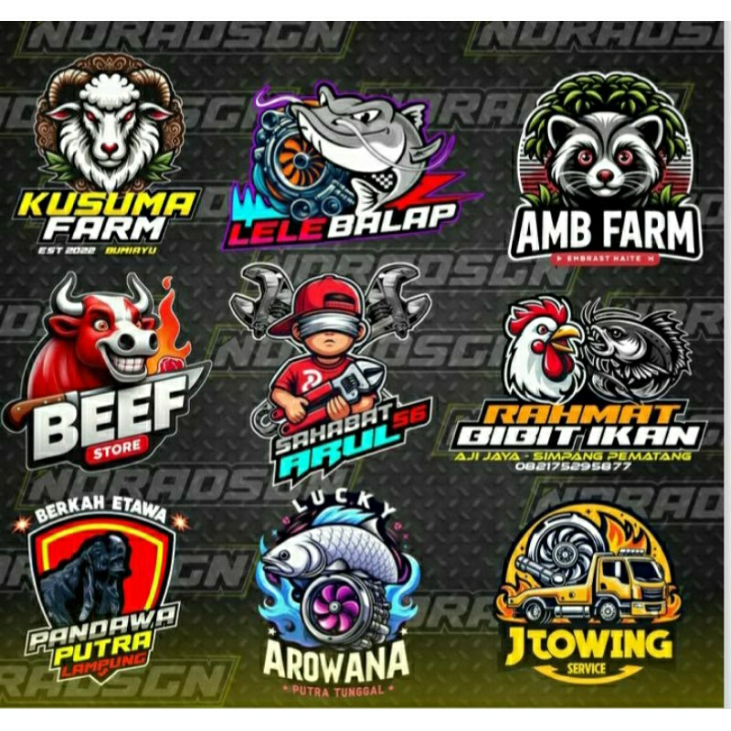 

CUSTOM DESIGN LOGO, STIKER, TSHIRT BAJU, POSTER