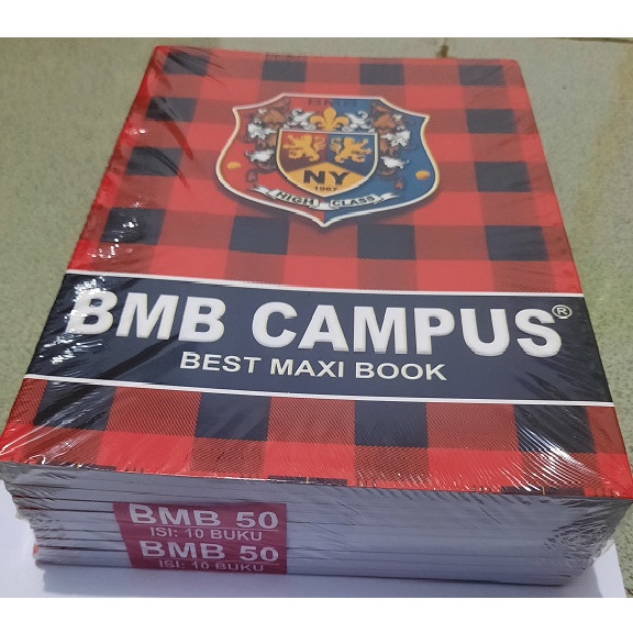 

Kirim sekarang Buku Tulis BMB BMC Campus 5 lembar 1 Pack 1 Buku