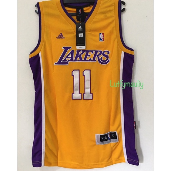KODE L69F Jersey Basket Los Angeles Lakers Jersey Nba Lakers Brook Lopez Grade Original Swingman