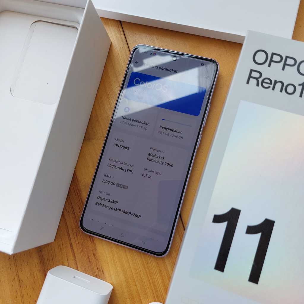 OPPO RENO 11F SECOND 5G 8/256GB HANDPHONE SECOND HP SEKEN HP MURAH