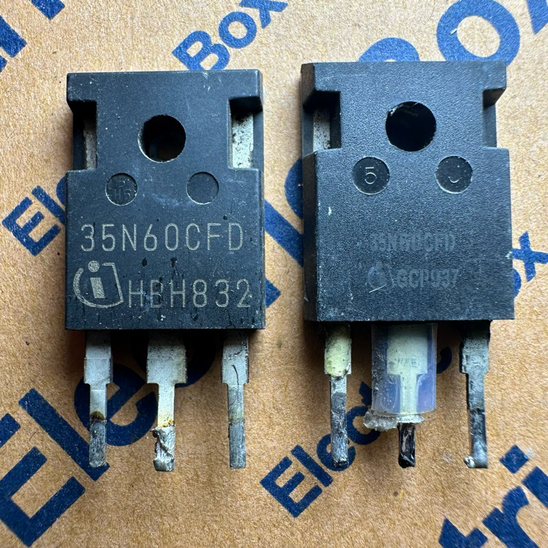 mosfet 35N60CFD  35A 600v cabutan original