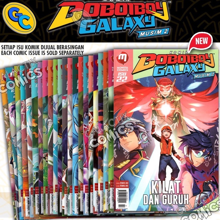 Dipesan ya HARGA PER SATU KOMIK KOMIK BOBOIBOY MUSIM 2
