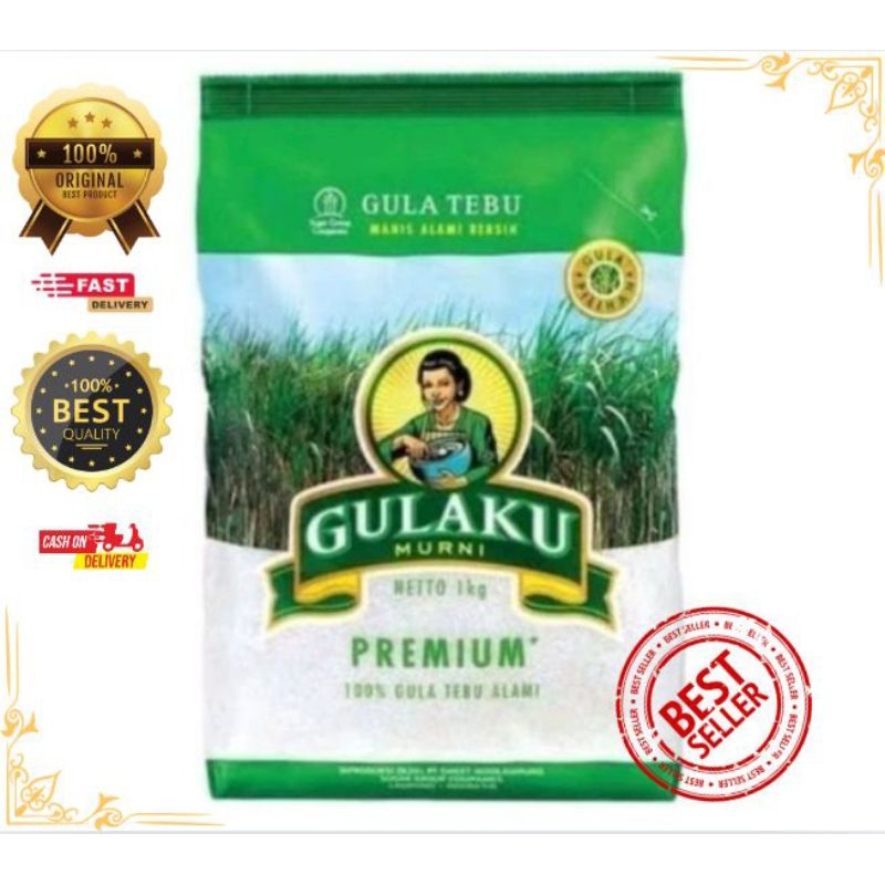 

GULAKU GULA PASIR PREMIUM 1 KG GULA KEMASAN RANDOM FREE GIFTS(HARAP BACA DESKRIPSI)