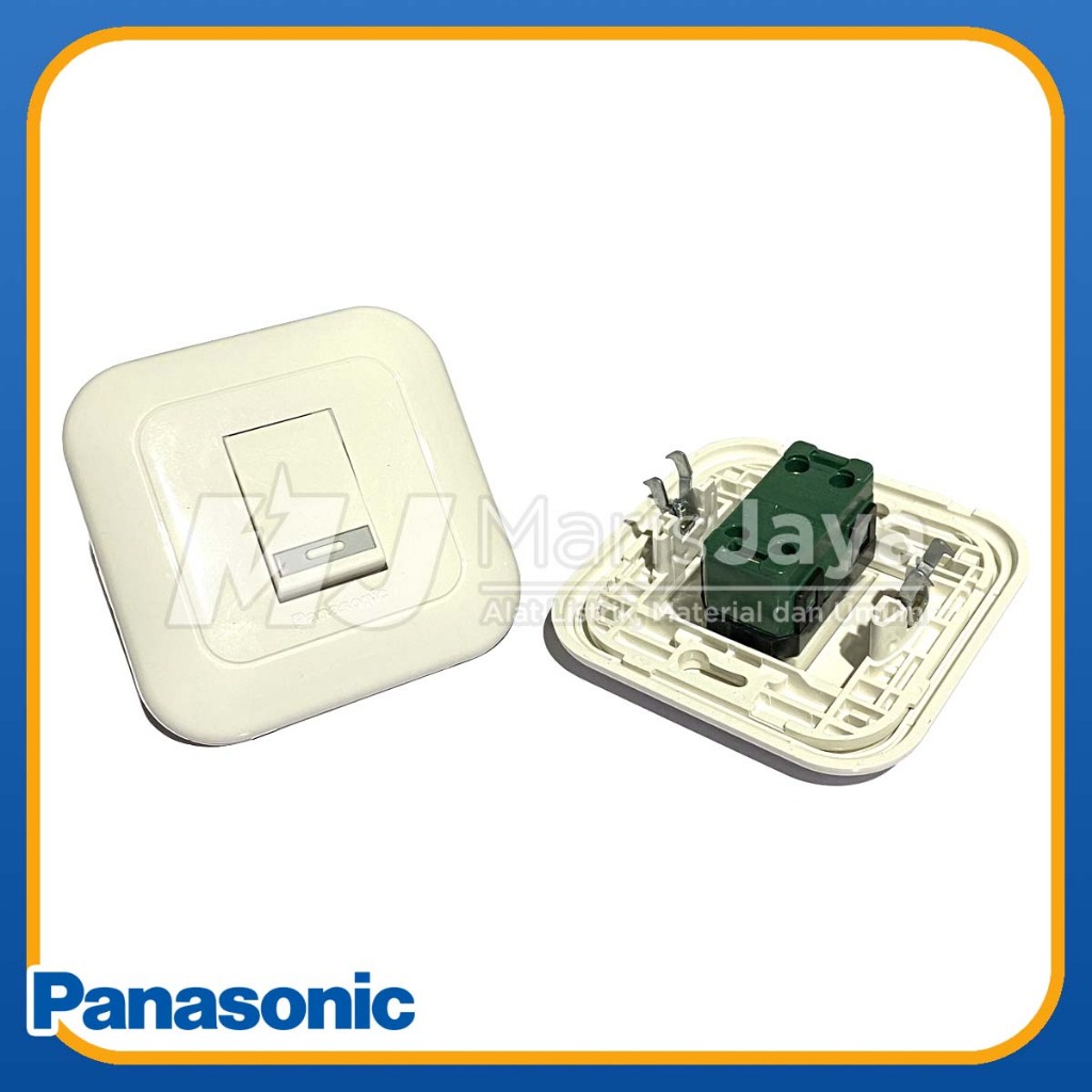 Engkel / Saklar Tunggal PANASONIC + Mata WEJ5531 Saklar Listrik SIngle Panasonic