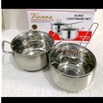 Ready Vienna Euro cookware setCooking pot /soup pot stainless