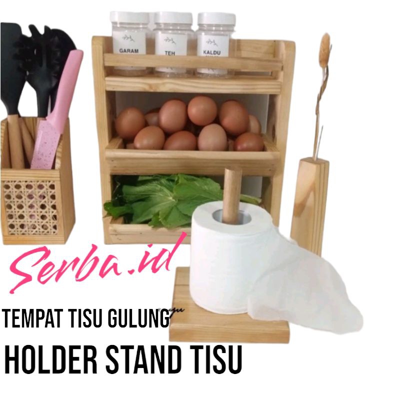 Tempat tisu gulung holder tisu dapur