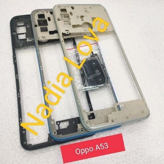 Midel Bezel Tulang Samping Tutup Mesin Oppo a53 2020 A33 2020