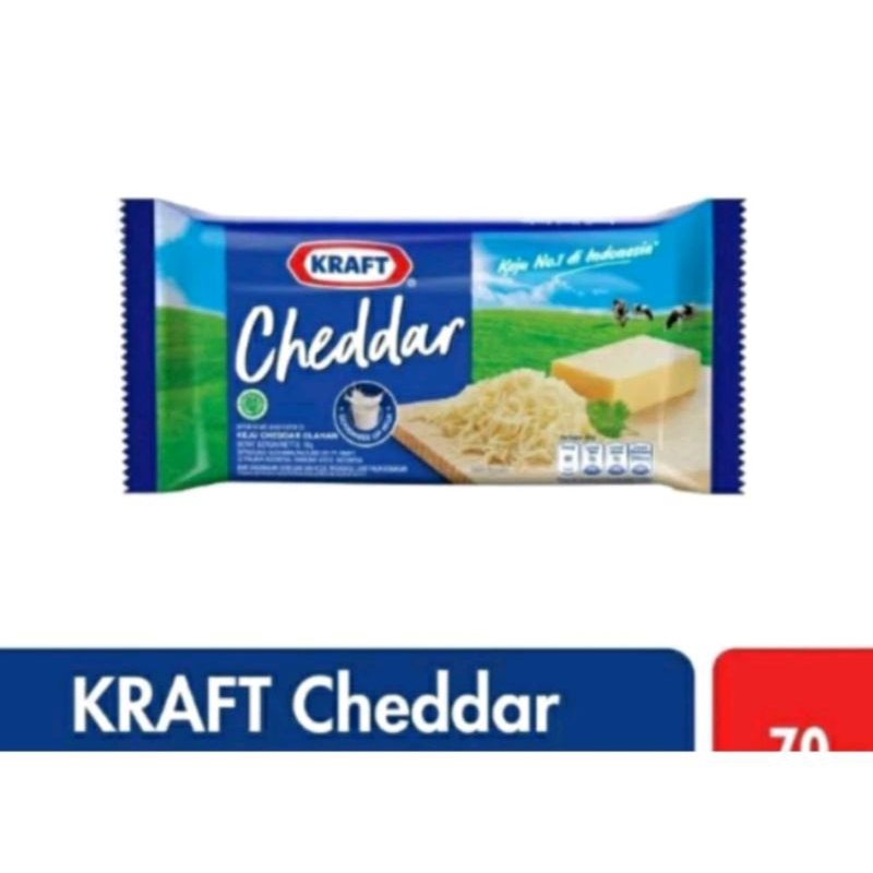 

keju kraft chedar ukuran 70gr