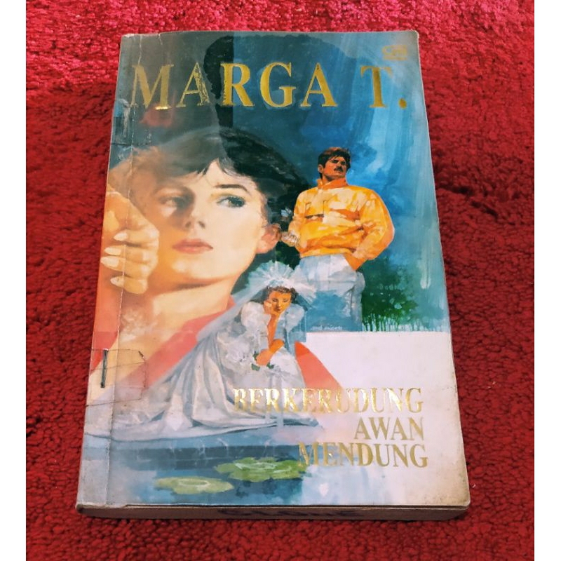 Novel preloved Marga T "Berkerudung Awan Mendung" ORI second koleksi pribadi