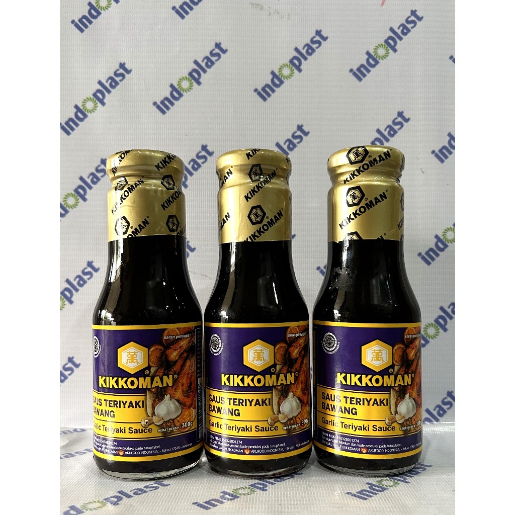 

Kikkoman Garlic Teriyaki Sauce | Saus Teriyaki Halal 300 gr