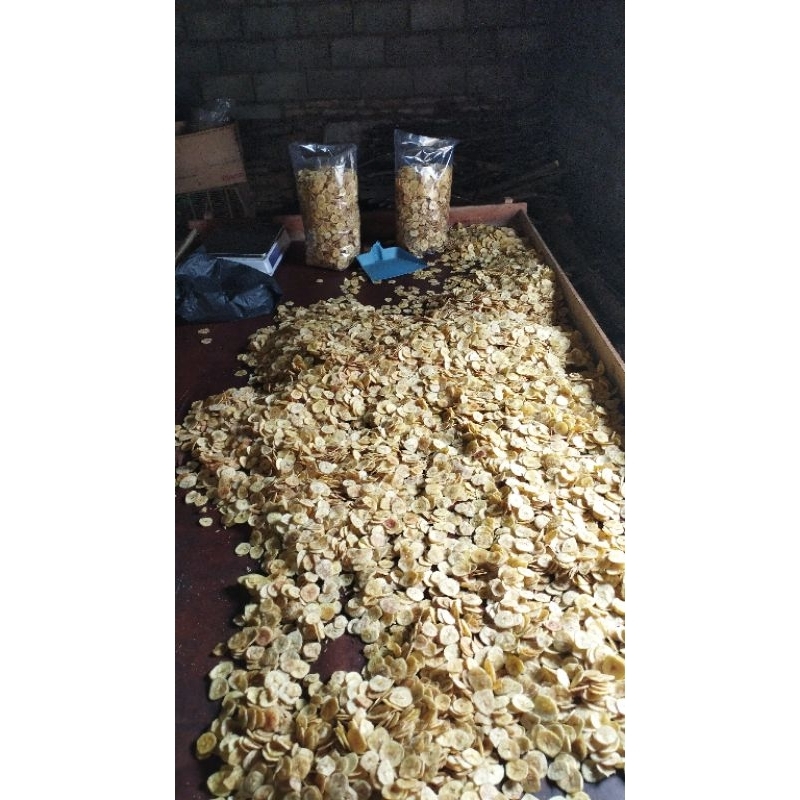 

[BELI 10 KG FREE KAOS TERBATAS] Keripik pisang tawar 5 kg