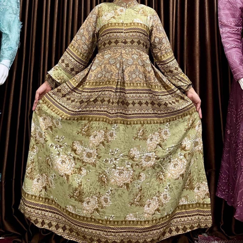 SHABRINA Series Katun Madame Premium Busui Friendly Gamis Casual